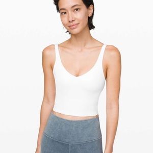White Lululemon Align tank